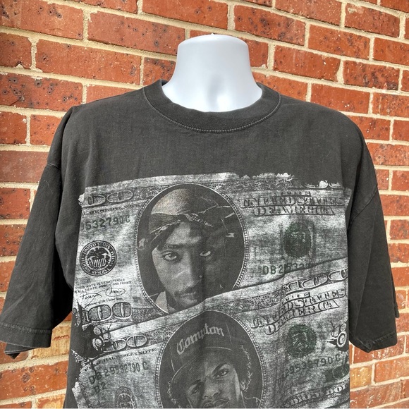 Hoss Tee Hip Hop Legends T-Shirt 3XL Black & White Tupac Shakur Biggie Eazy-E - Picture 3 of 11